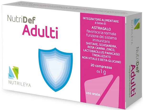 NUTRIDEF ADULTI 20 COMPRESSE - Farmamood