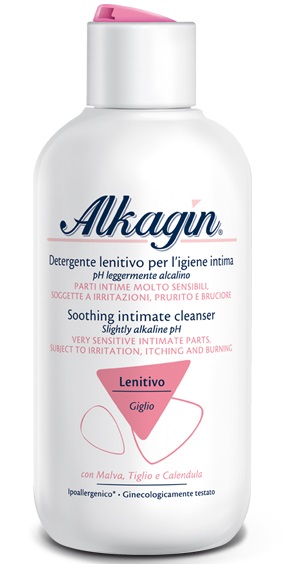 ALKAGIN DETERGENTE INTIMO LENITIVO ALCALINO 250 ML - Farmamood