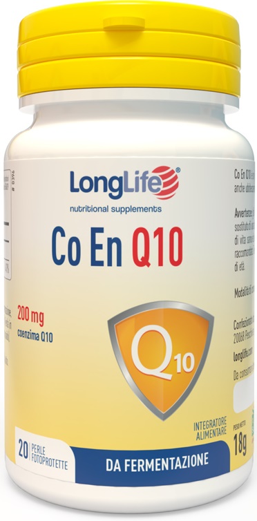 LONGLIFE CO EN Q10 200MG 20 PERLE - Farmamood