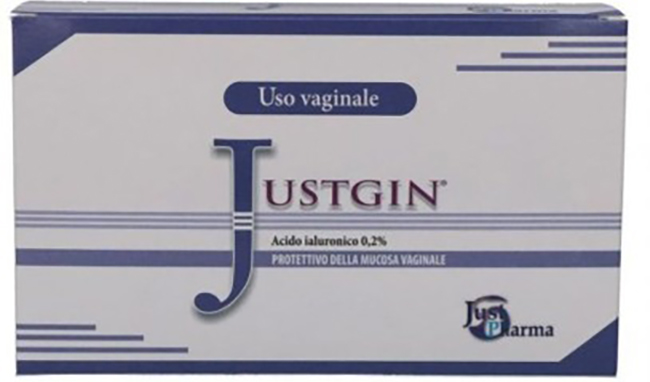 JUSTGIN PROTETTIVO MUCOSA VAGINALE ACIDO IALURONICO 4 FLACONI DA 30 ML - Farmamood