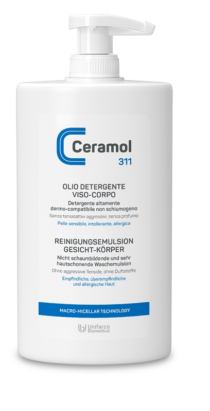 CERAMOL OLIO DETERGENTE VISO/CORPO 400 ML - Farmamood