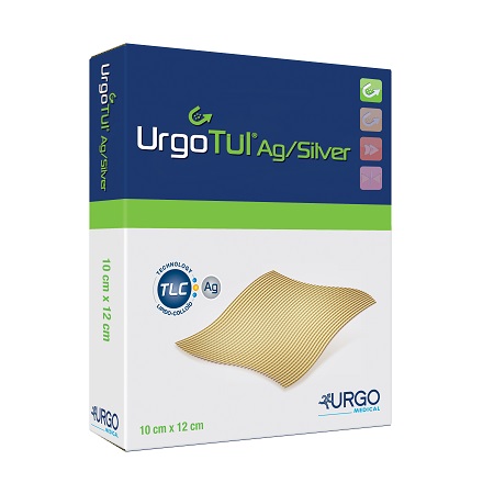 MEDICAZIONE STERILE URGOTUL AG/SILVER 15X15 CM 5 PEZZI - Farmamood