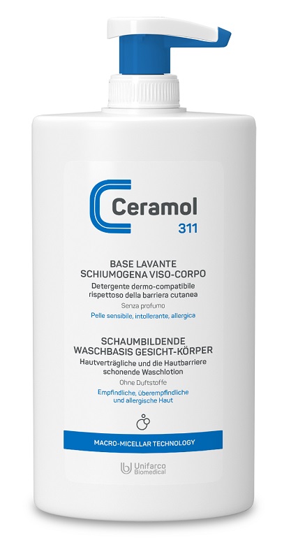 CERAMOL BASE LAVANTE SCHIUMOGENA 400 ML - Farmamood