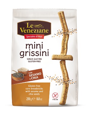 LE VENEZIANE MINI GRISSINI SESAMO E CHIA 250 G - Farmamood