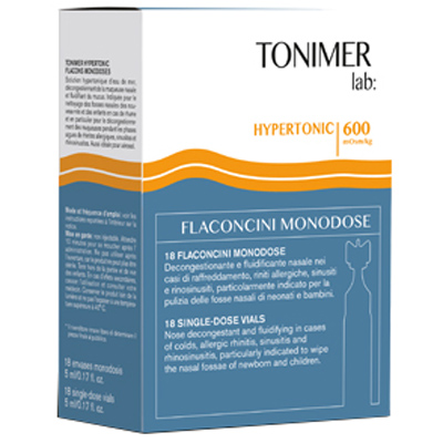 TONIMER LAB HYPERTONIC 18 FLACONCINI MONODOSE - Farmamood