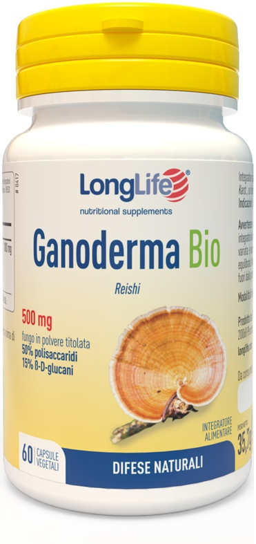 LONGLIFE GANODERMA BIO 60 CAPSULE - Farmamood