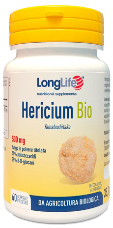 LONGLIFE HERICIUM BIO 60 CAPSULE - Farmamood