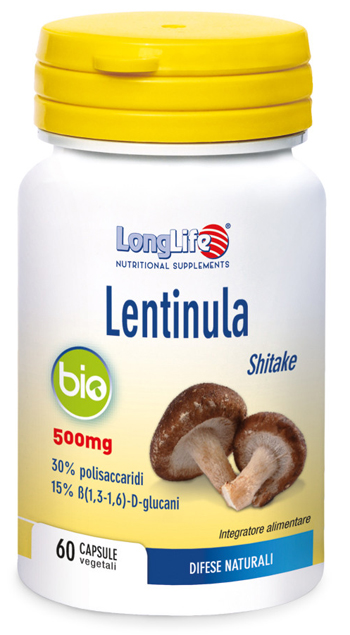 LONGLIFE LENTINULA BIO 60 CAPSULE - Farmamood