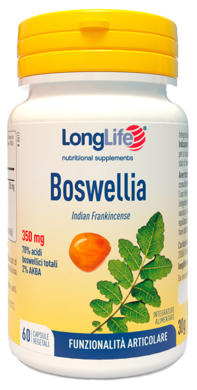 LONGLIFE BOSWELLIA 60 CAPSULE VEGETALI - Farmamood