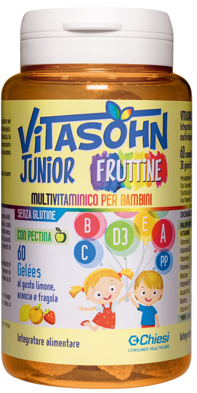 VITASOHN JUNIOR FRUTTINE 60 CARAMELLE - Farmamood