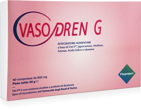 VASODREN G 40 COMPRESSE - Farmamood