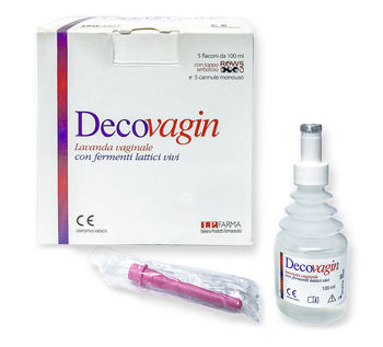 DECOVAGIN 5 FLACONI DA 100 ML + 5 CANNULE MONOUSO - Farmamood