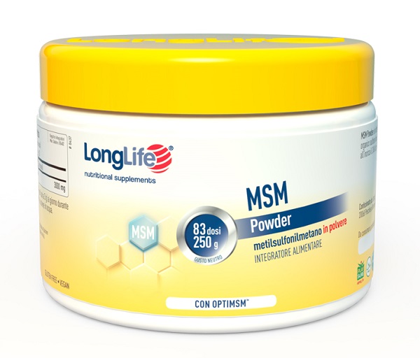 LONGLIFE MSM POWDER 250 G - Farmamood