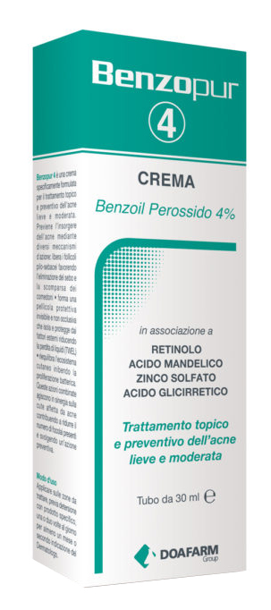 BENZOPUR 4 CREMA 30 ML - Farmamood