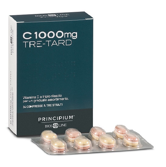 PRINCIPIUM C 1000 MG TRE-TARD 24 COMPRESSE A TRE STRATI - Farmamood
