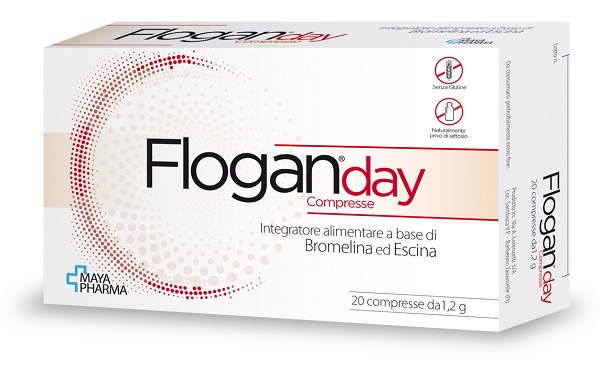 FLOGAN DAY 20 COMPRESSE SENZA GLUTINE NATURALMENTE PRIVO DI LATTOSIO - Farmamood