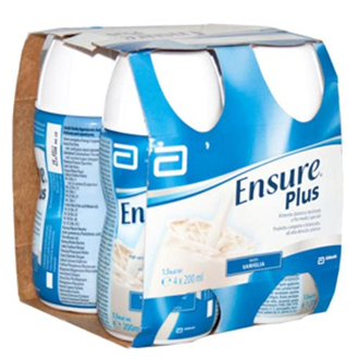 ENSURE PLUS VANIGLIA 4 BOTTIGLIE DA 200 ML - Farmamood