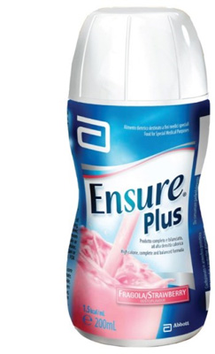 ENSURE PLUS FRAGOLA 4 BOTTIGLE DA 200 ML - Farmamood
