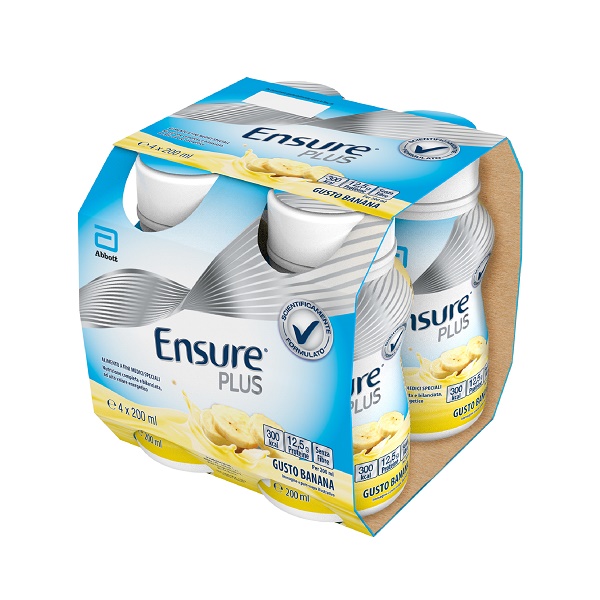 ENSURE PLUS BANANA 4 BOTTIGLIE DA 200 ML - Farmamood