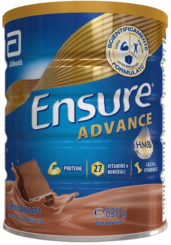 ENSURE ADVANCE CIOCCOLATO 850 G - Farmamood