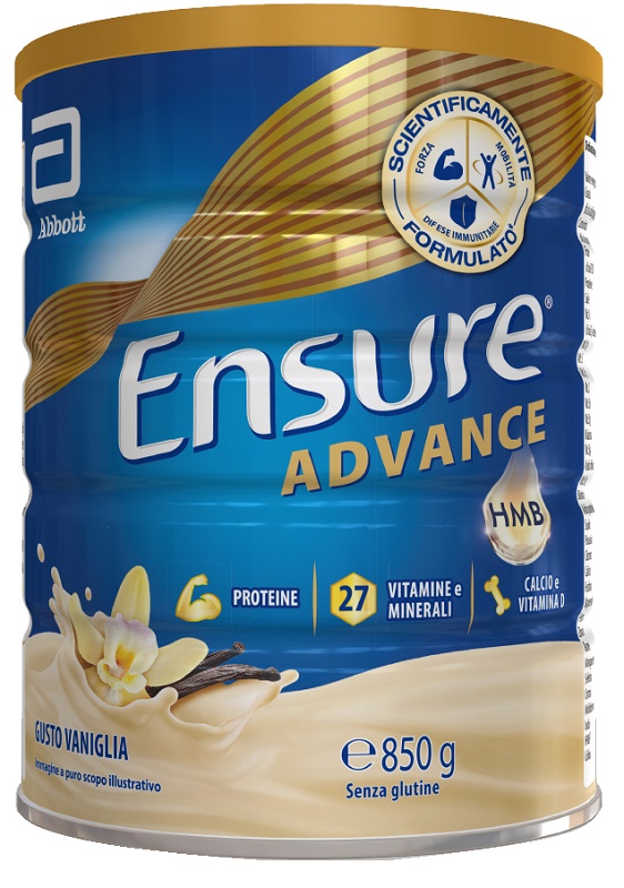 ENSURE ADVANCE VANIGLIA 850 G - Farmamood