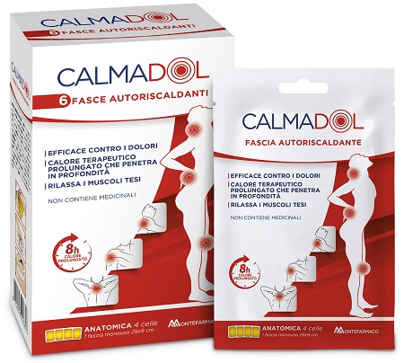 CALMADOL FASCIA RISCALDANTE PACK 6 PEZZI - Farmamood
