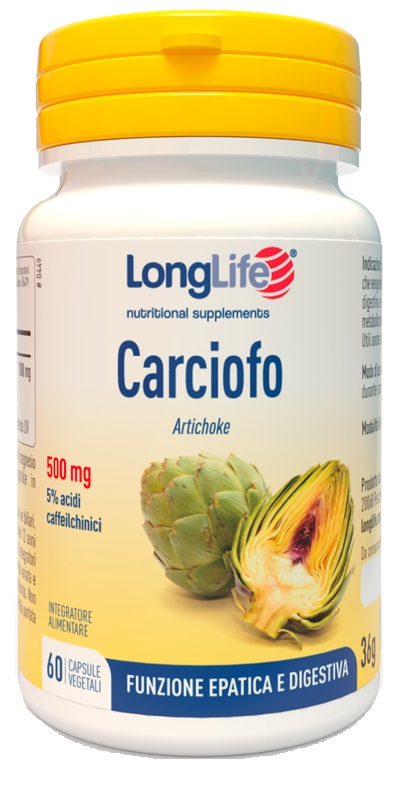 LONGLIFE CARCIOFO 60 CAPSULE VEGETALI - Farmamood