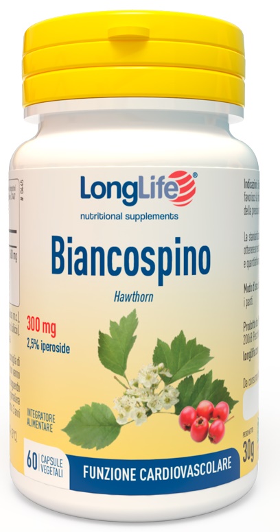 LONGLIFE BIANCOSPINO 60 CAPSULE VEGETALI - Farmamood
