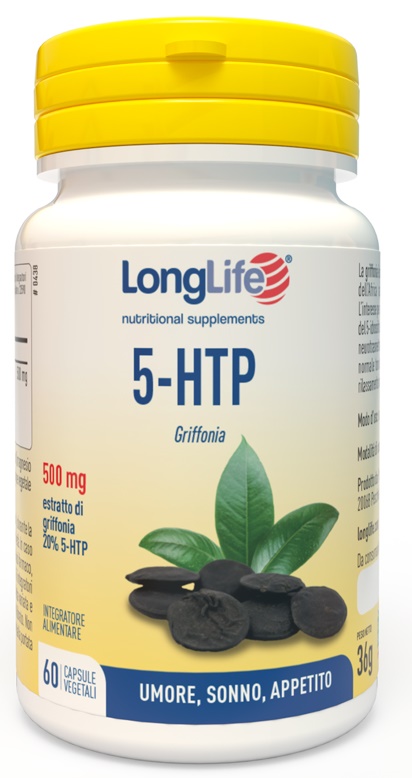 LONGLIFE 5-HTP 60 CAPSULE VEGETALI - Farmamood