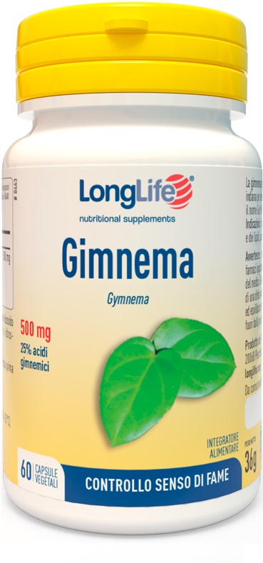 LONGLIFE GIMNEMA 60 CAPSULE VEGETALI - Farmamood