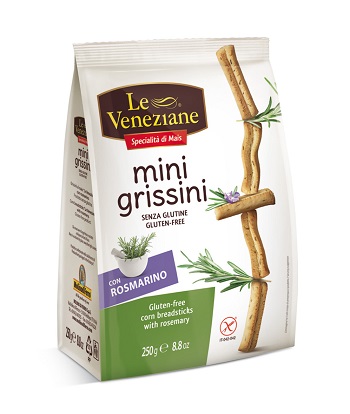 LE VENEZIANE MINI GRISSINI ROSMARINO 250 G - Farmamood