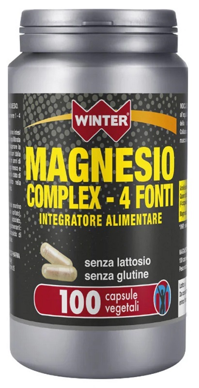 WINTER MAGNESIO COMPLEX 4 FONTI 100 CAPSULE VEGETALI - Farmamood