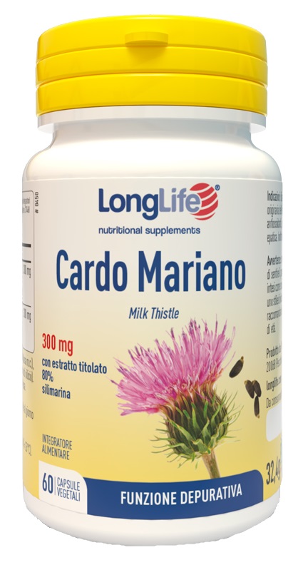 LONGLIFE CARDO MARIANO 60 CAPSULE - Farmamood