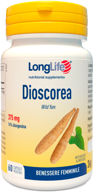 LONGLIFE DIOSCOREA 60 CAPSULE - Farmamood