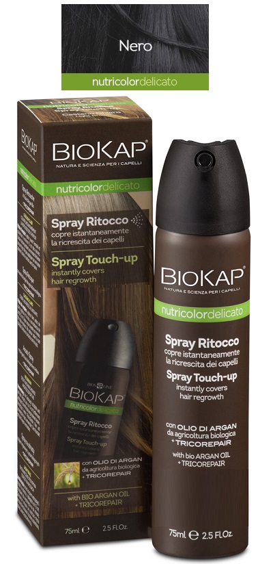BIOS LINE BIOKAP NUTRICDEL SPRAY RITOCCO NERO 75 ML - Farmamood