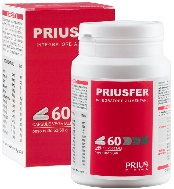PRIUSFER 60 CAPSULE - Farmamood