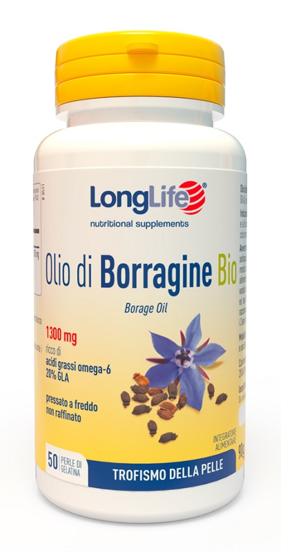 LONGLIFE OLIO BORRAGINE BIO 50 PERLE - Farmamood