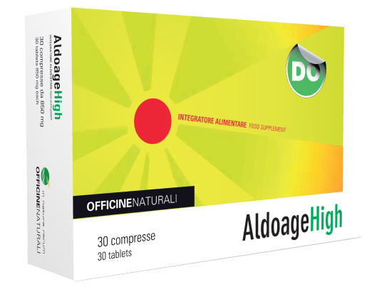 ALDOAGE HIGH 30 COMPRESSE 850 MG - Farmamood