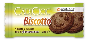 CADICIOC BISCOTTO CACAO 4 PEZZI 8 G - Farmamood