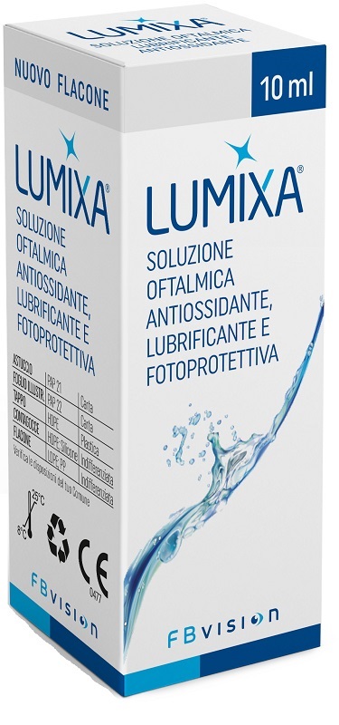 LUMIXA SOLUZIONE OFTALMICA LUBRIFICANTE ANTIOSSIDANTE 10 ML - Farmamood