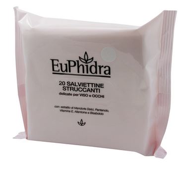 EUPHIDRA SALVIETTINE STRUCCANTI 20 PEZZI - Farmamood