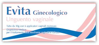 EVITA GINECOLOG UNGUENTO VAGINALE TUBO DA 30 G + 6 APPLICATORI VAGINALI MONOUSO - Farmamood