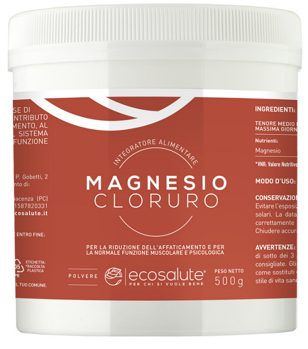 MAGNESIO CLORURO POLVERE 500 G - Farmamood