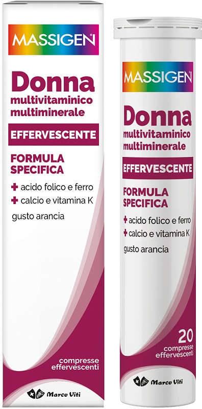 DAILYVIT+ MULTIVITAMINICO E MULTIMINERALE DONNA EFFERVESCENTE 20 COMPRESSE - Farmamood