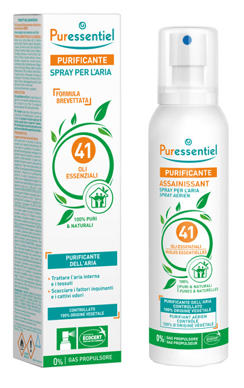 PURESSENTIEL PURIFICANTE SPRAY 41 OLI ESSENZIALI 200 ML - Farmamood