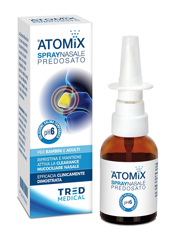 ATOMIX SOLUZIONE SALINA IPERTONICA SPRAY NASALE 30 ML - Farmamood