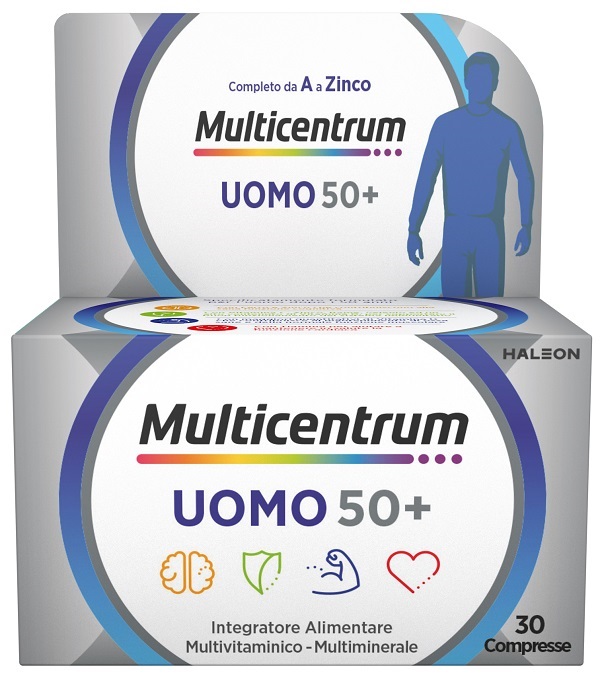 MULTICENTRUM UOMO 50+ 30 COMPRESSE - Farmamood