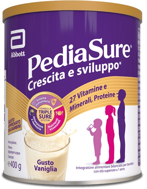 PEDIASURE CRESCITA&SVILUPPO RINFORZA VANIGLIA 400 G - Farmamood