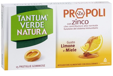 TANTUM VERDE NATURA PASTIGLIE GOMMOSE LIMONE & MIELE 30 G - Farmamood