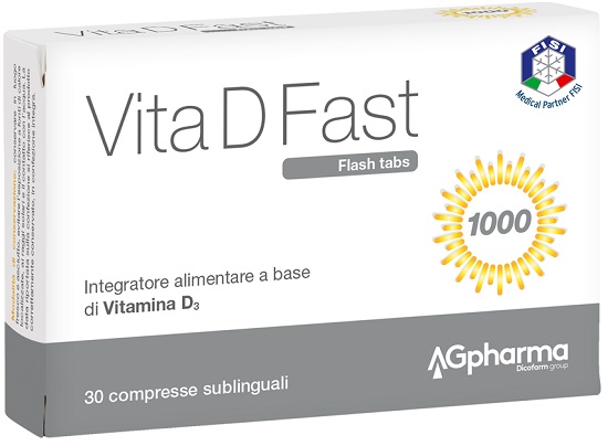 VITA D FAST 30 COMPRESSE - Farmamood